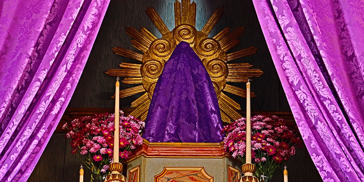 Sacred Shrouds: Revealing the Spiritual Depth of Covered Statues and Paintings in Lent